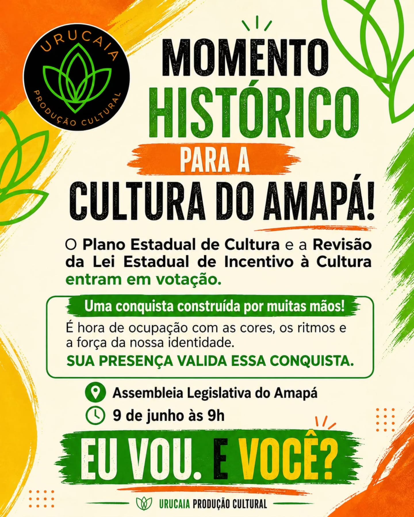 Votação do Plano Estadual de Cultura na Assembleia Legislativa do Amapá — junho de 2026